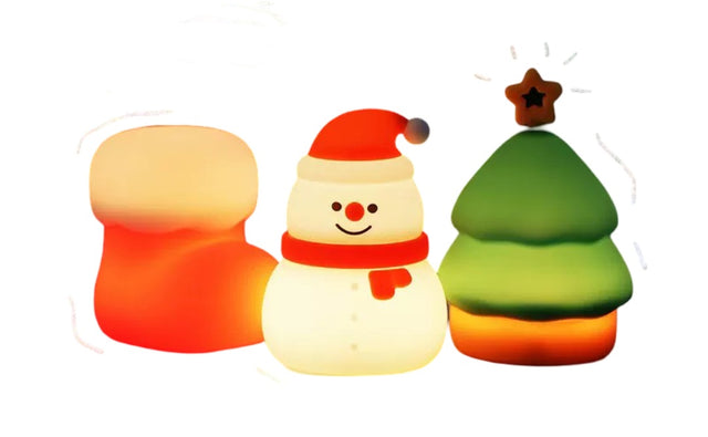 聖誕雪屋感應燈