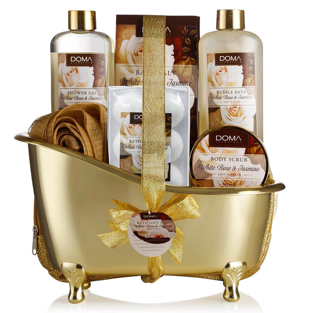 Golden Retro Bathtub Gift Set