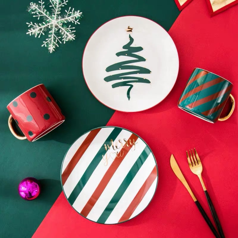 Christmas Cup and Plate